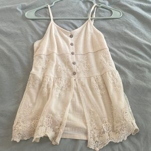 Cream colored top